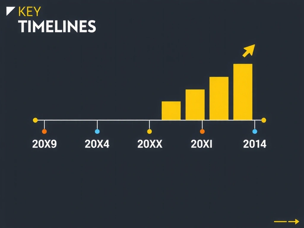 A timeline graphic showing brandmint's growth from founding to present day, with key milestones highlighted