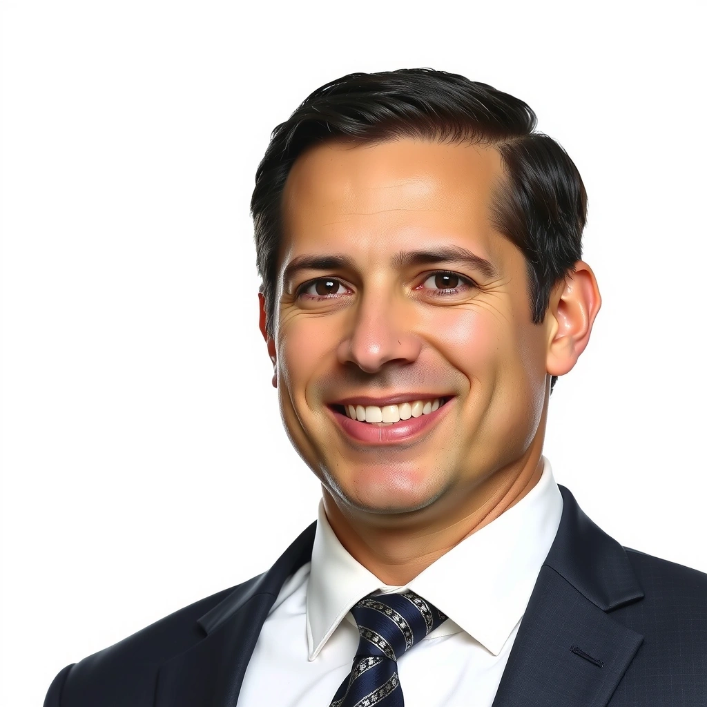 Professional headshot of John Doe, a male CEO, smiling confidently